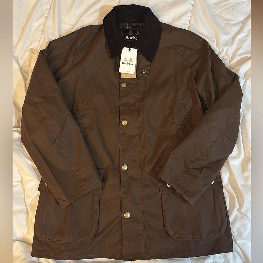 Barbour Men's Dark Brown Military Jacket